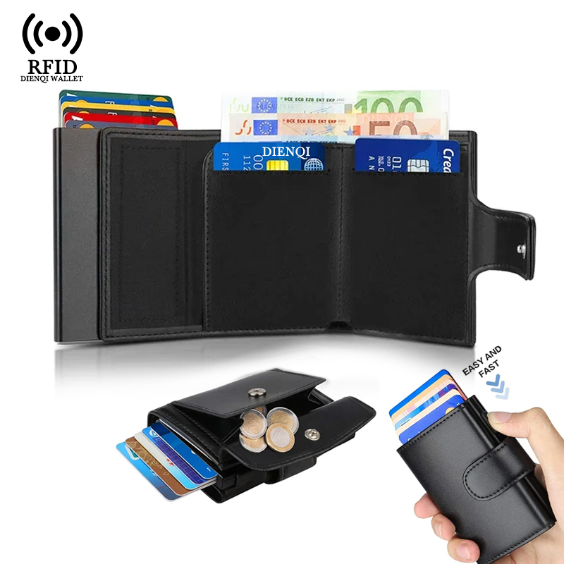 Card Top Loader - حافظة بطاقات عمل معدنية حامل بطاقة