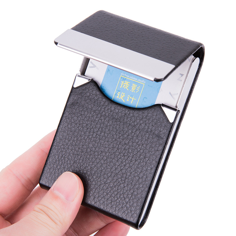 1 قطعة حامل بطاقة الأعمال رجل  - مراجعة Card Top Loader وسعره