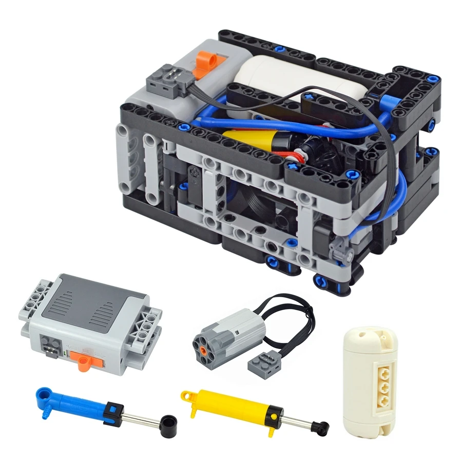 وحدات بناء ضاغط كهربائي أوتوما - مراجعة Lego Set Technic وسعره